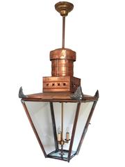 Large Copper Lantern
