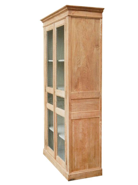 Pair of Early French Oak Armoires For Sale at 1stDibs