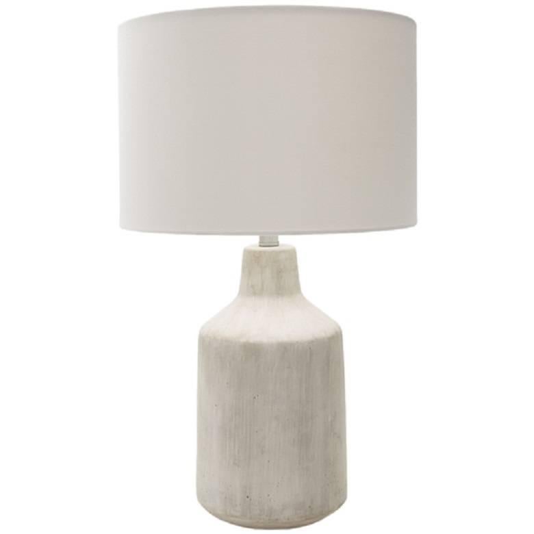 Concrete Table Lamp For Sale