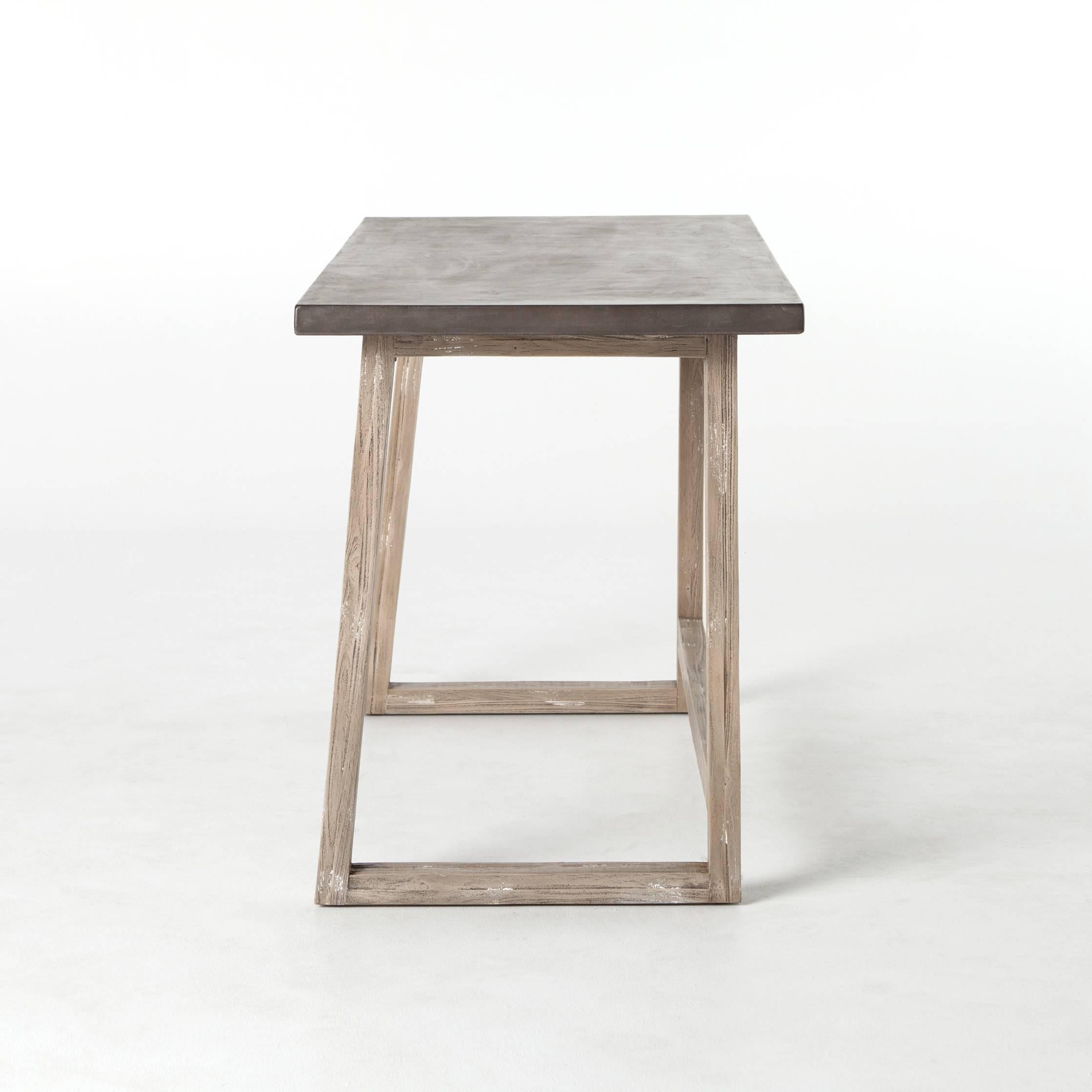 concrete top desk