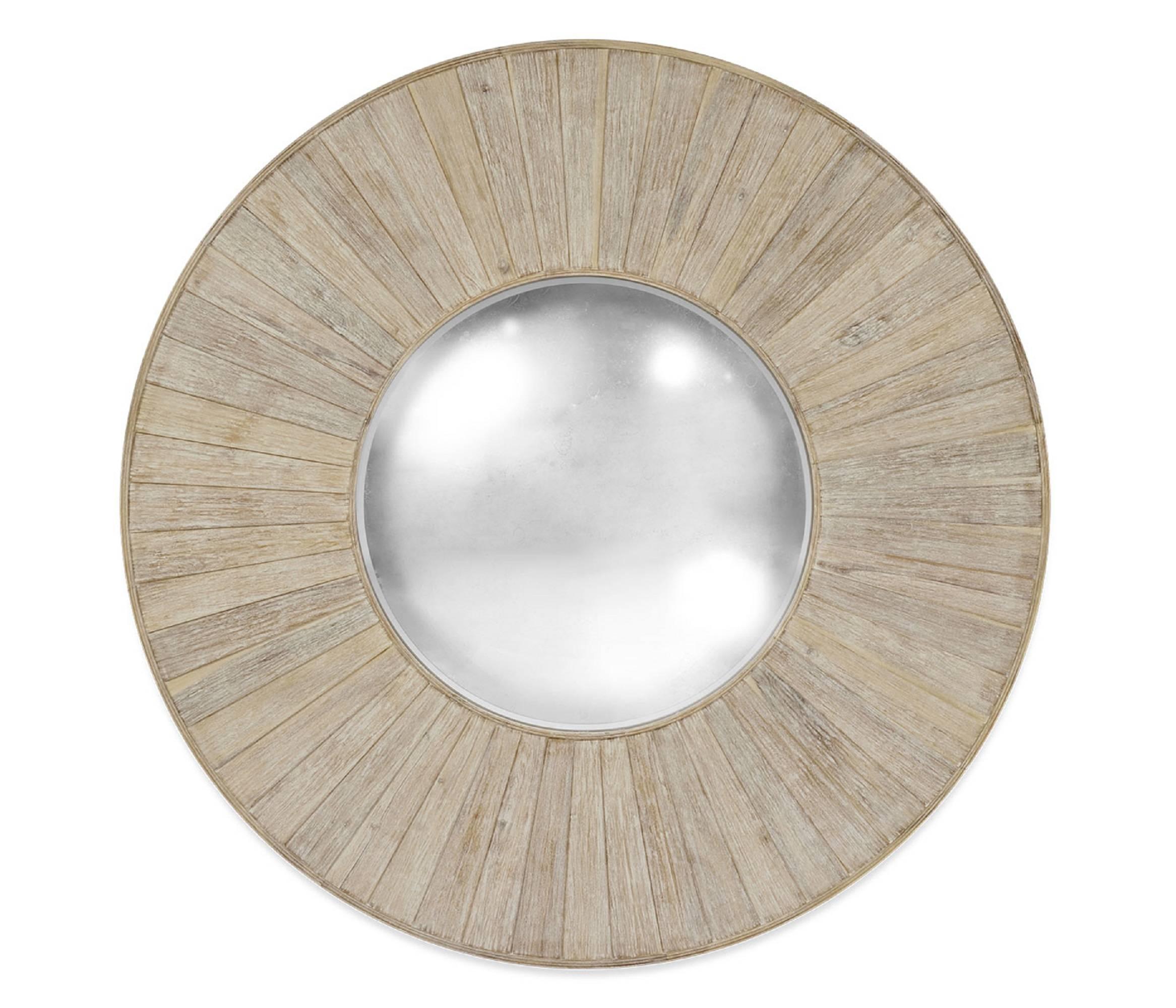 Large acacia wood mirror, available in two sizes,
60 and 40