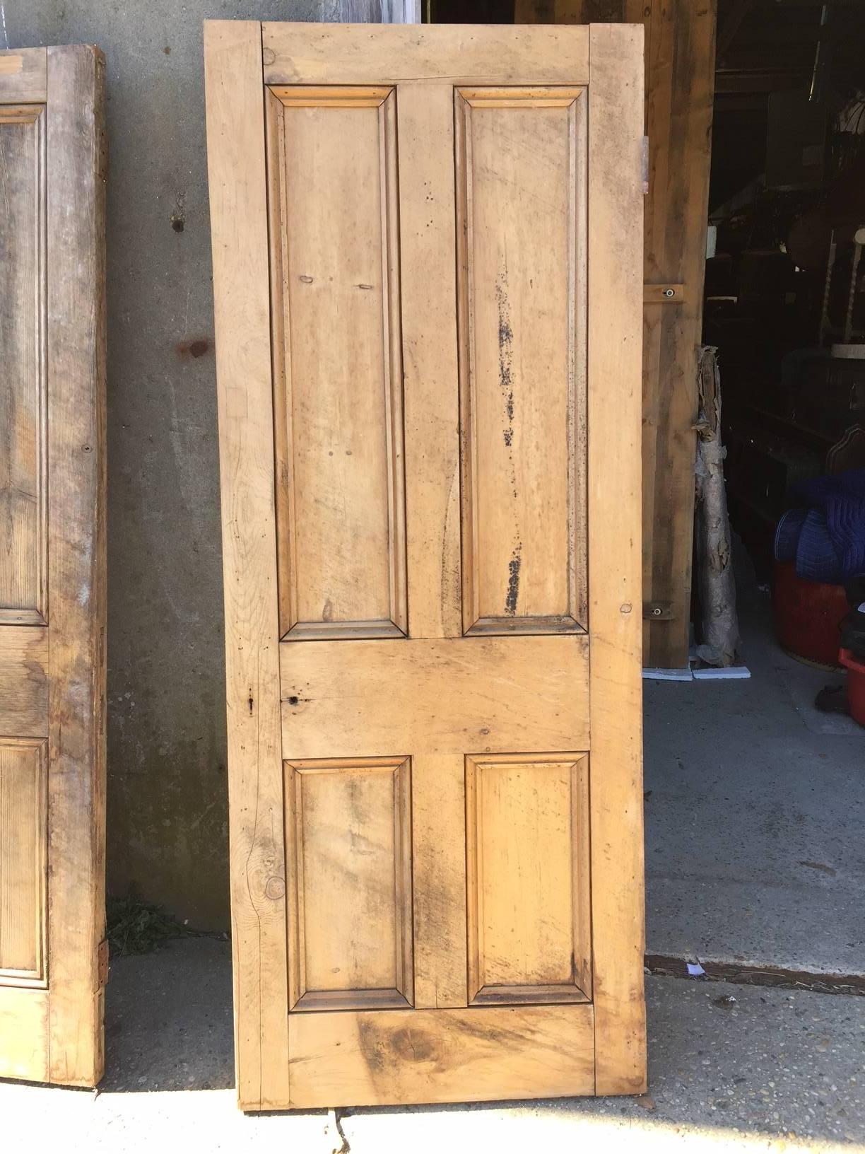 vintage pine doors