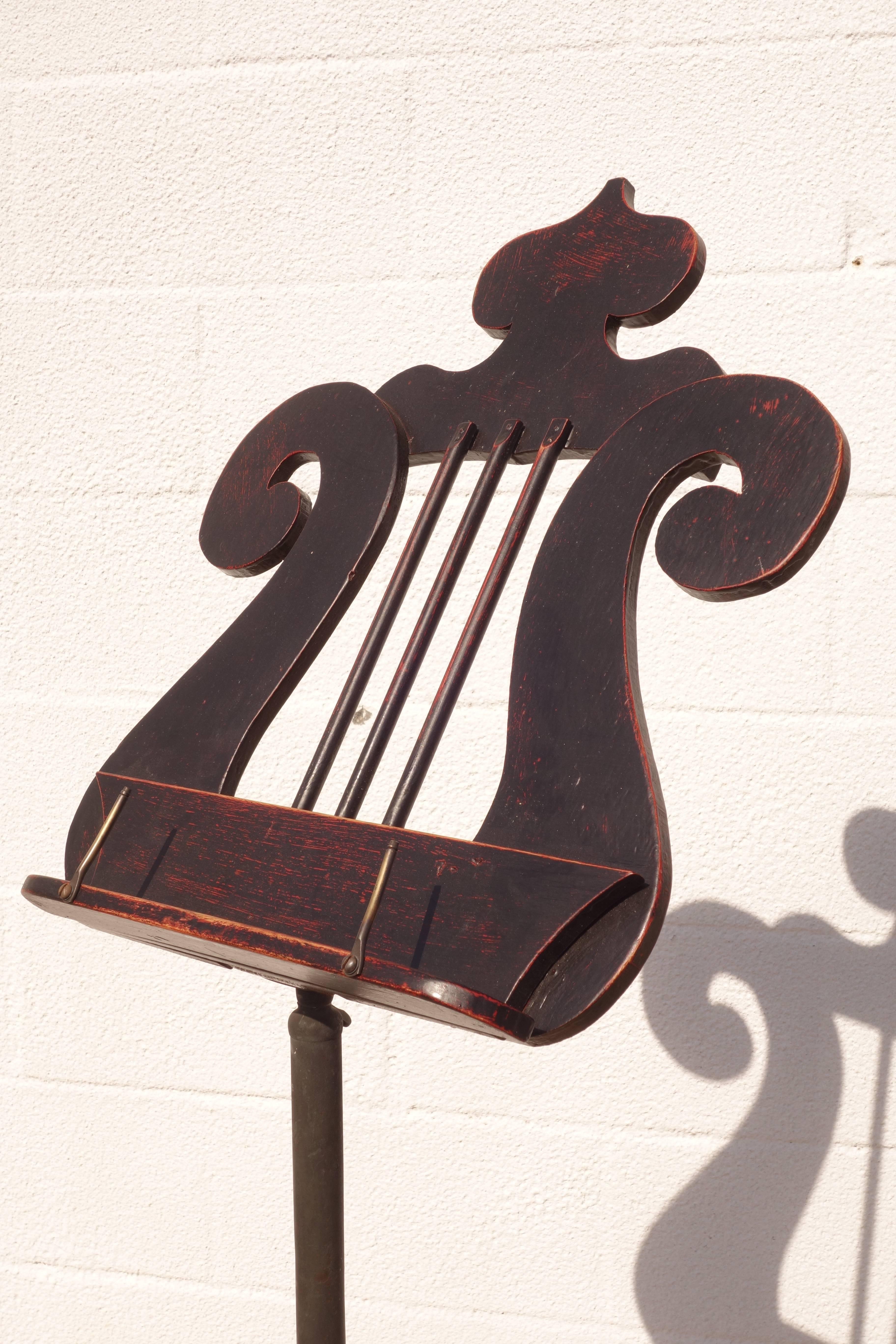 Music stands from a church in Wiltshire, England. Recently refinished. Could be sold separately. Please contact for more information.