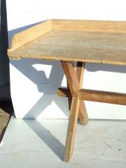 Large pine Trestle Table