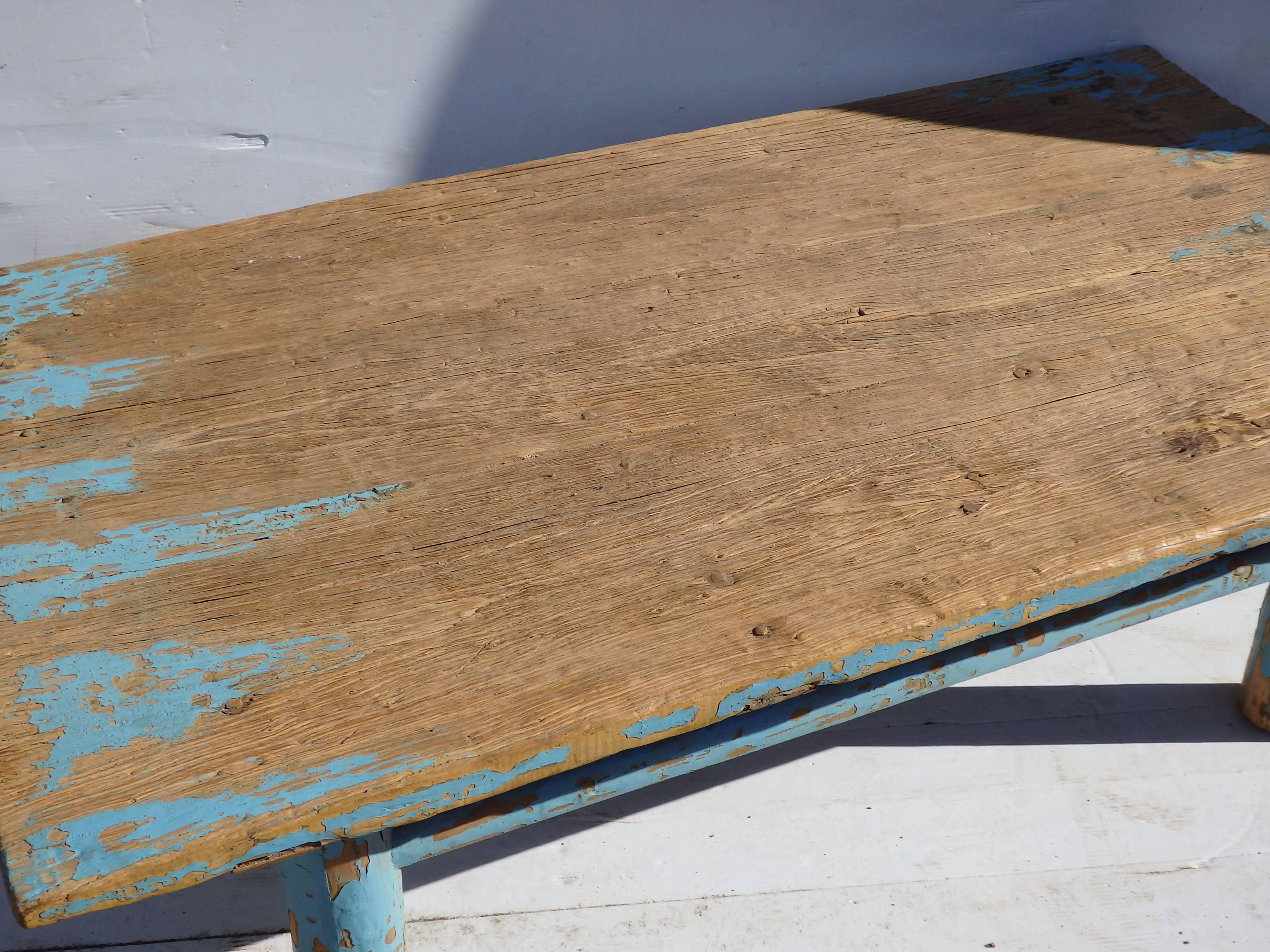 Primitive Chinese Coffee Table In Good Condition For Sale In Bridgehampton, NY