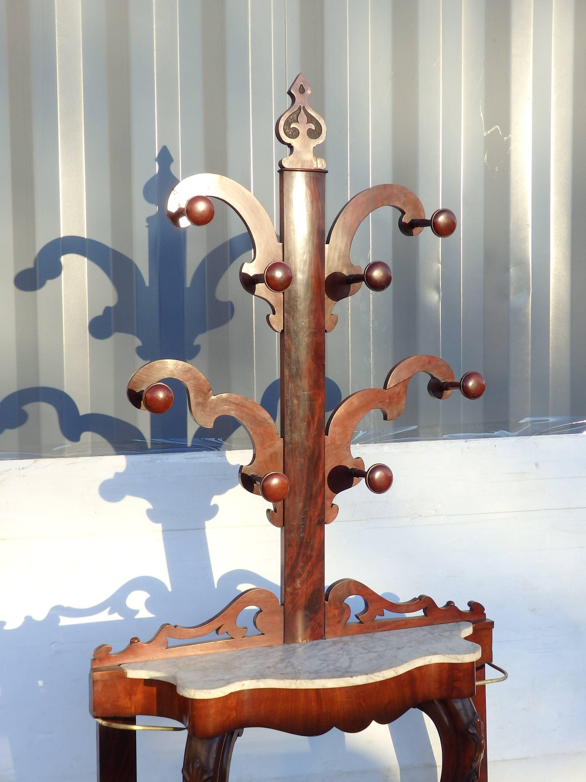 British English Victorian Hall Stand For Sale