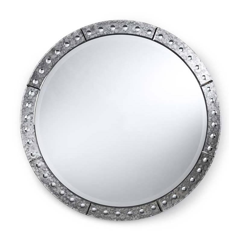 Venetian Style Round Mirror For Sale