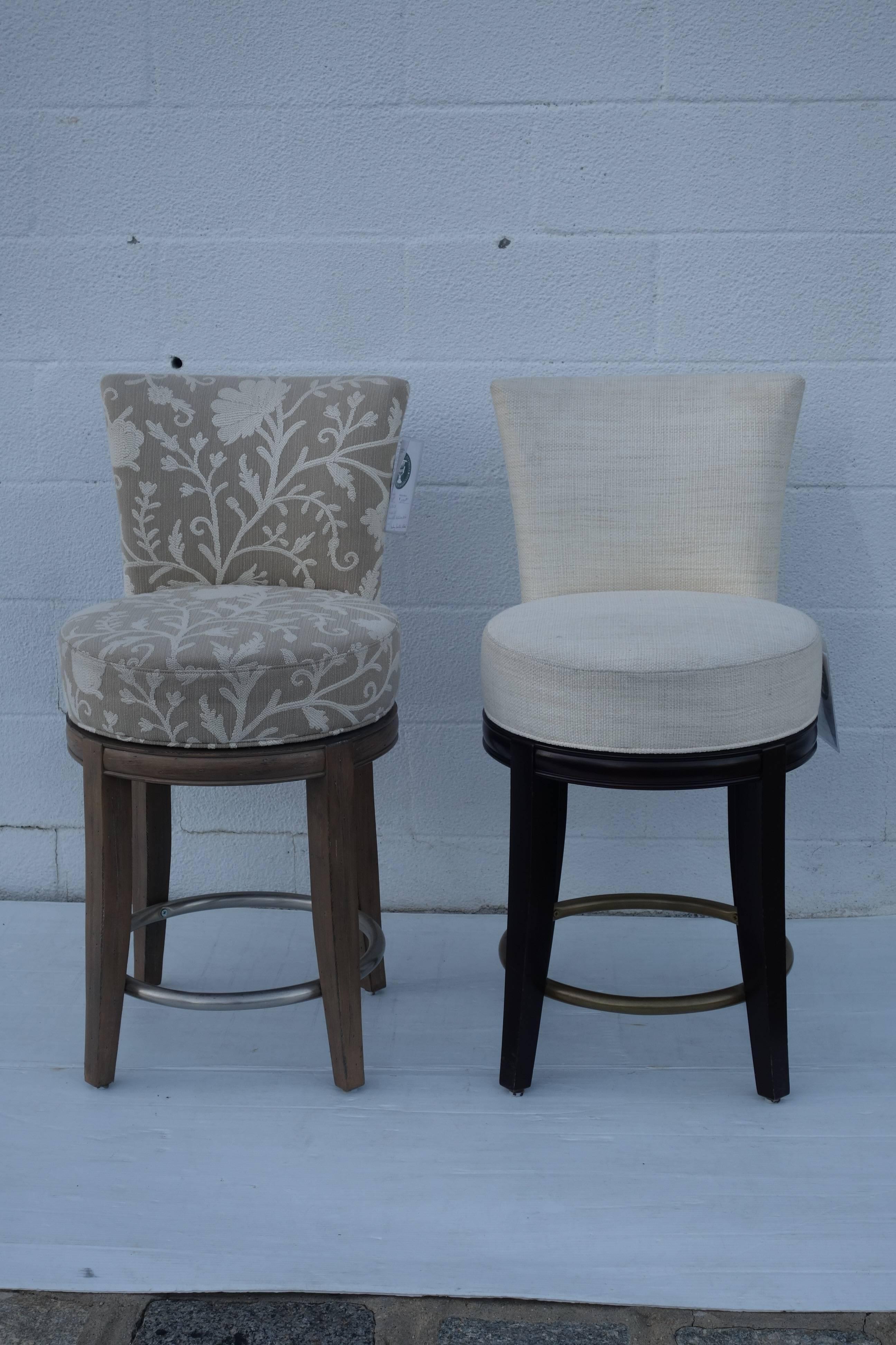 Contemporary Swivel Counter Stool For Sale