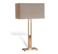Metal and Antique Brass Table Lamp