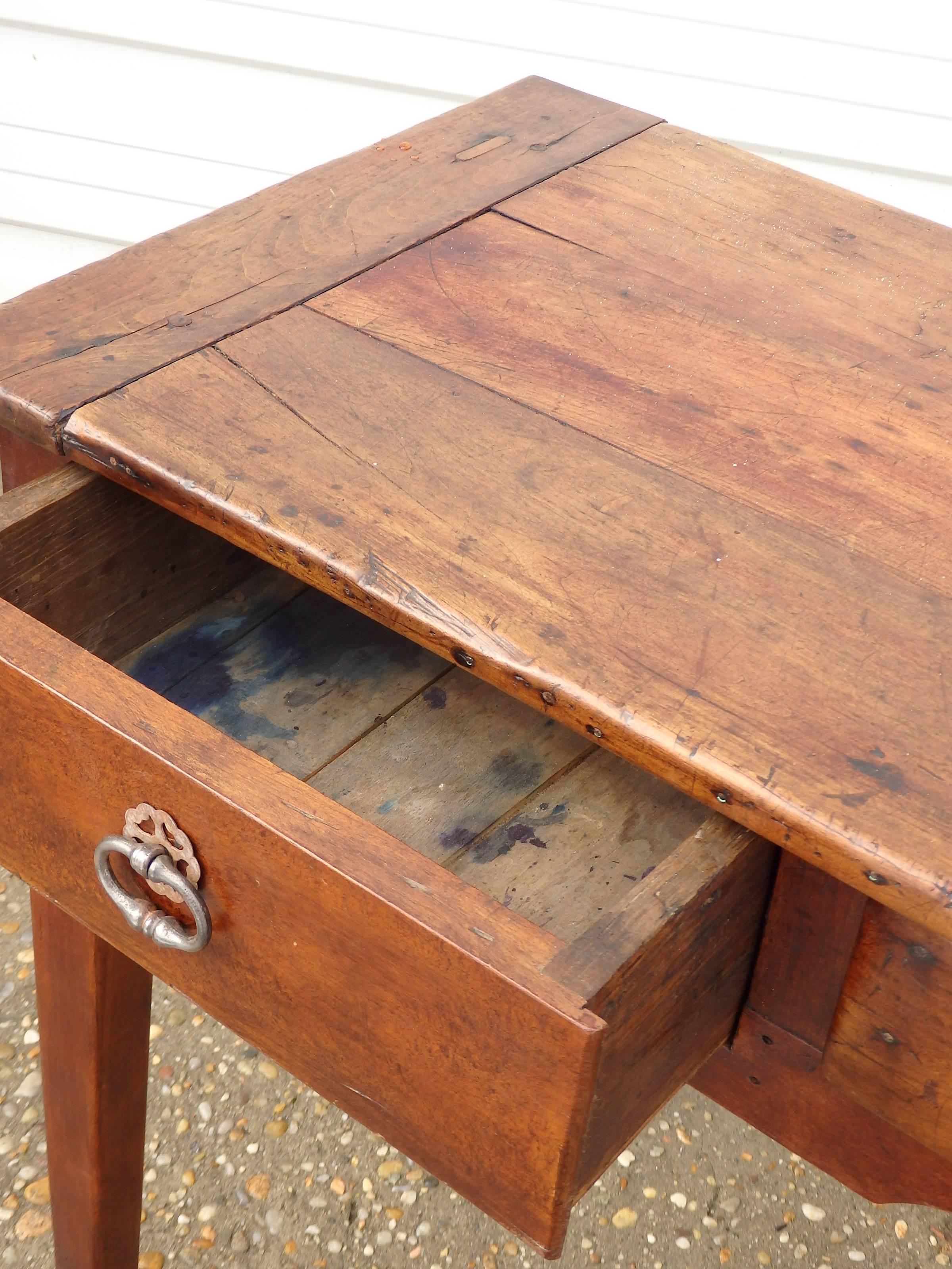 European French Pine Serving Table