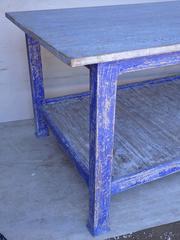 Blue Painted Work Table