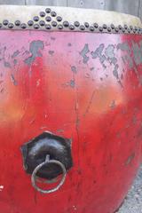 Red Chinese Drums, circa 1910