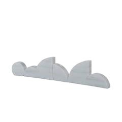 Linear Marble Candelabra
