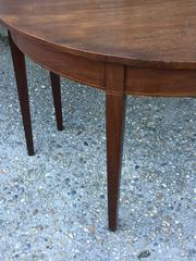 Pair of English Demi Lune Tables
