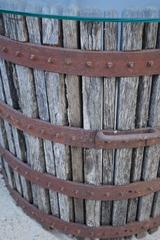 Pair of Unusual French Wine Barrel Tables