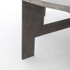 Iron and Wood Coffee Table