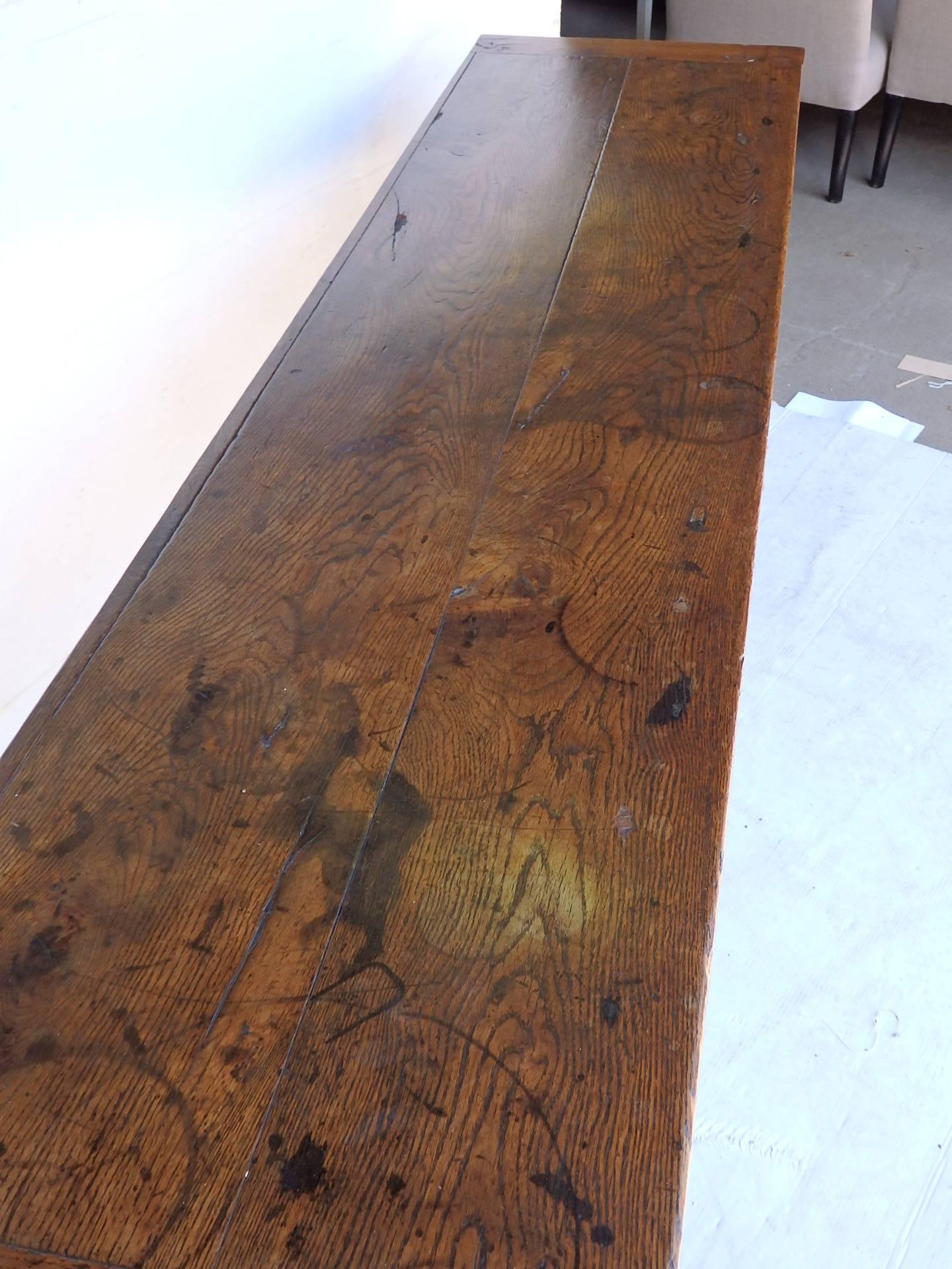 Narrow Serving Table In Good Condition In Bridgehampton, NY