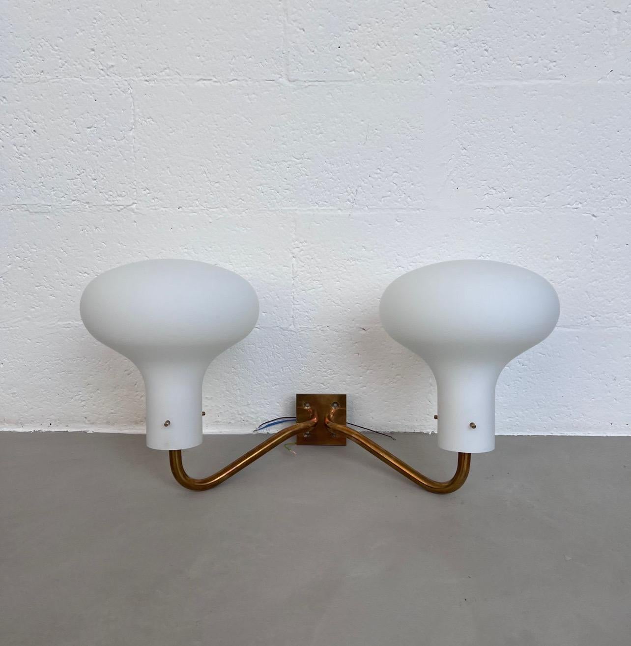 Lp12 wall applique by Ignazio Gardella for Azucena , 1960's Italian Lighing For Sale 5