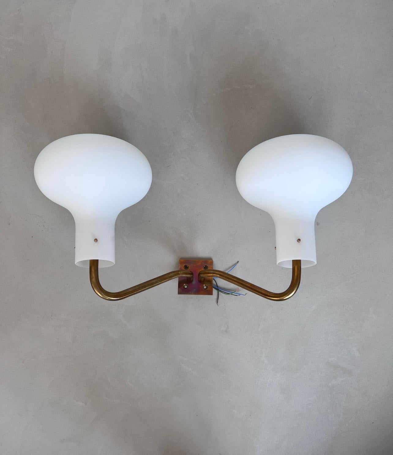Lp12 wall applique by Ignazio Gardella for Azucena , 1960's Italian Lighing For Sale 4