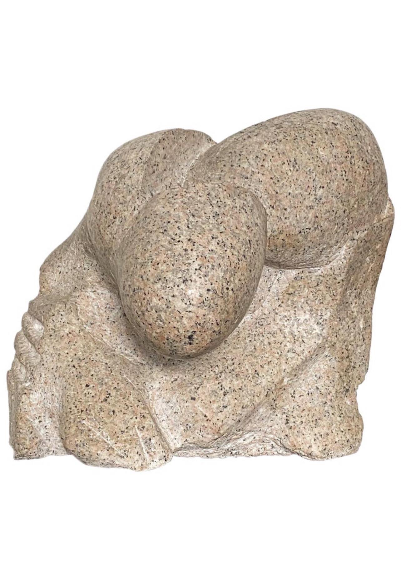 Sculpture en granit rose d'Aldo Flecchia 3