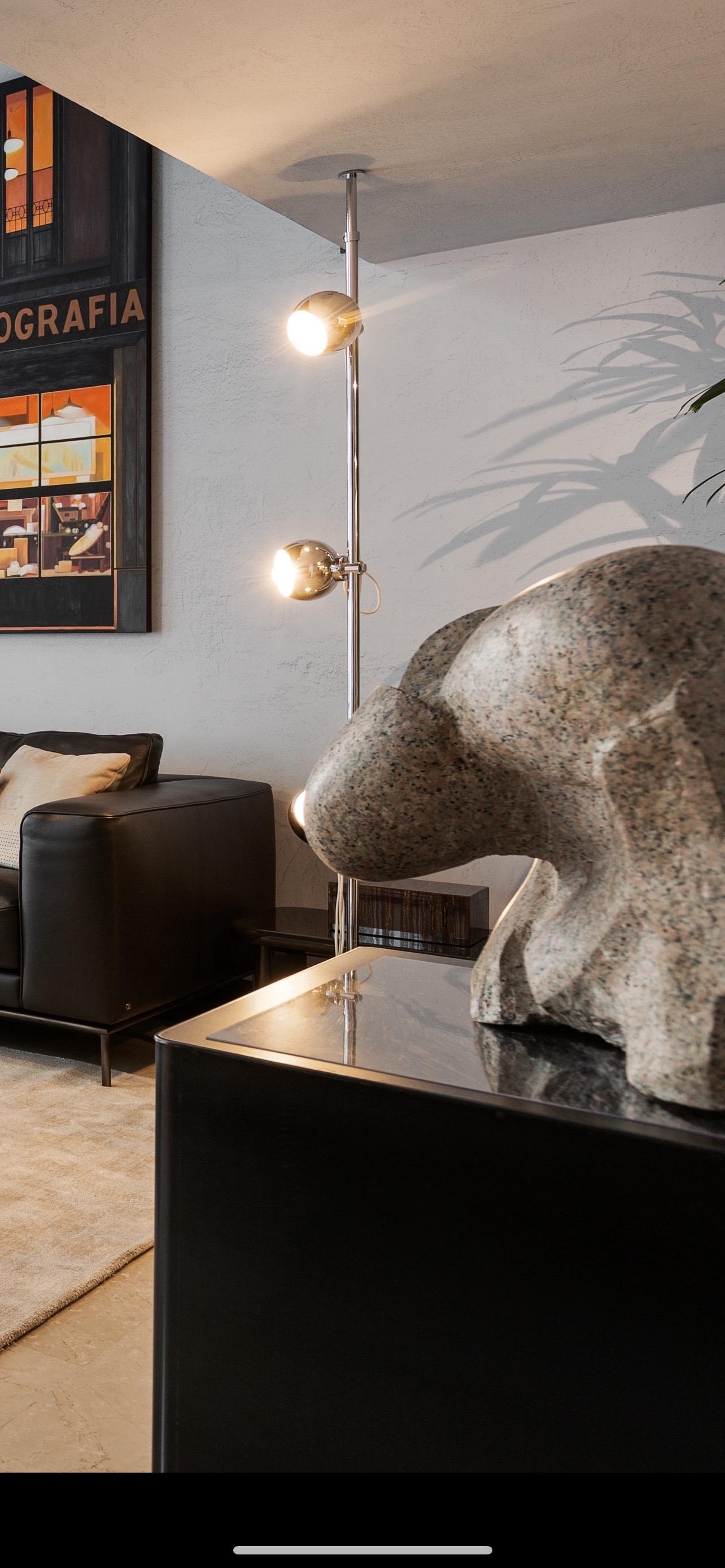 Sculpture en granit rose d'Aldo Flecchia 4