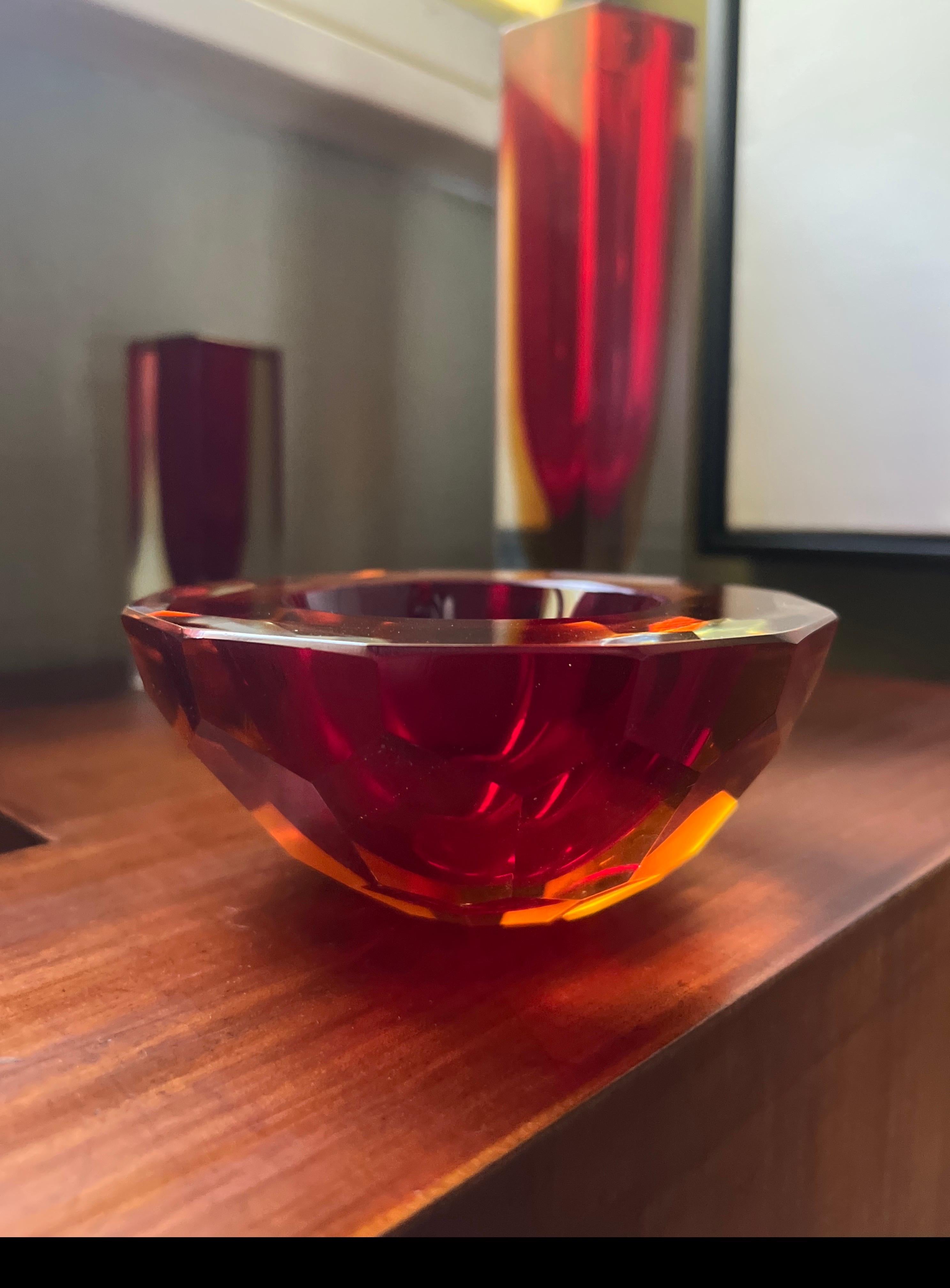 Cuenco/Cenicero de Murano Vintage Italian 