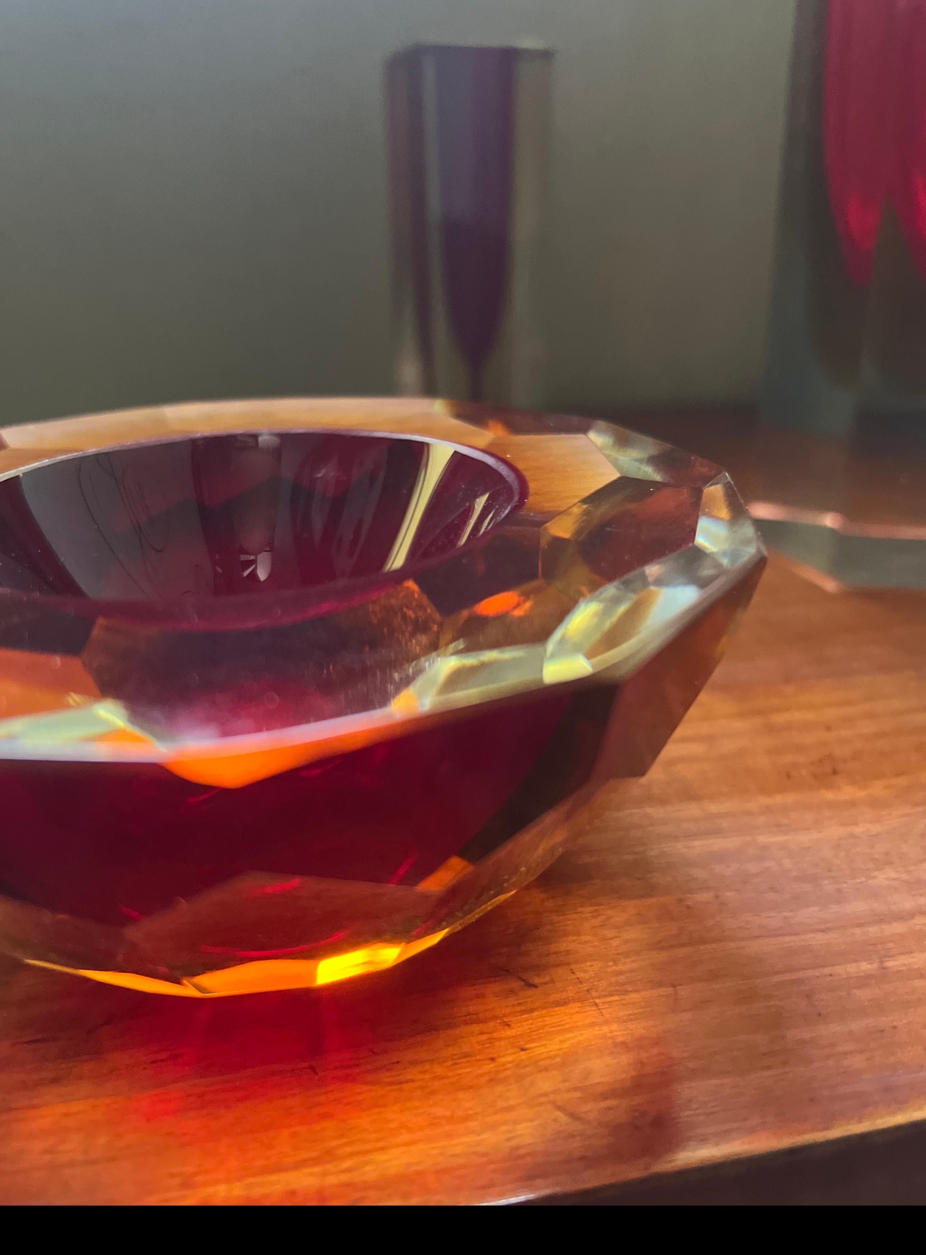 Cuenco/Cenicero de Murano Vintage Italian 