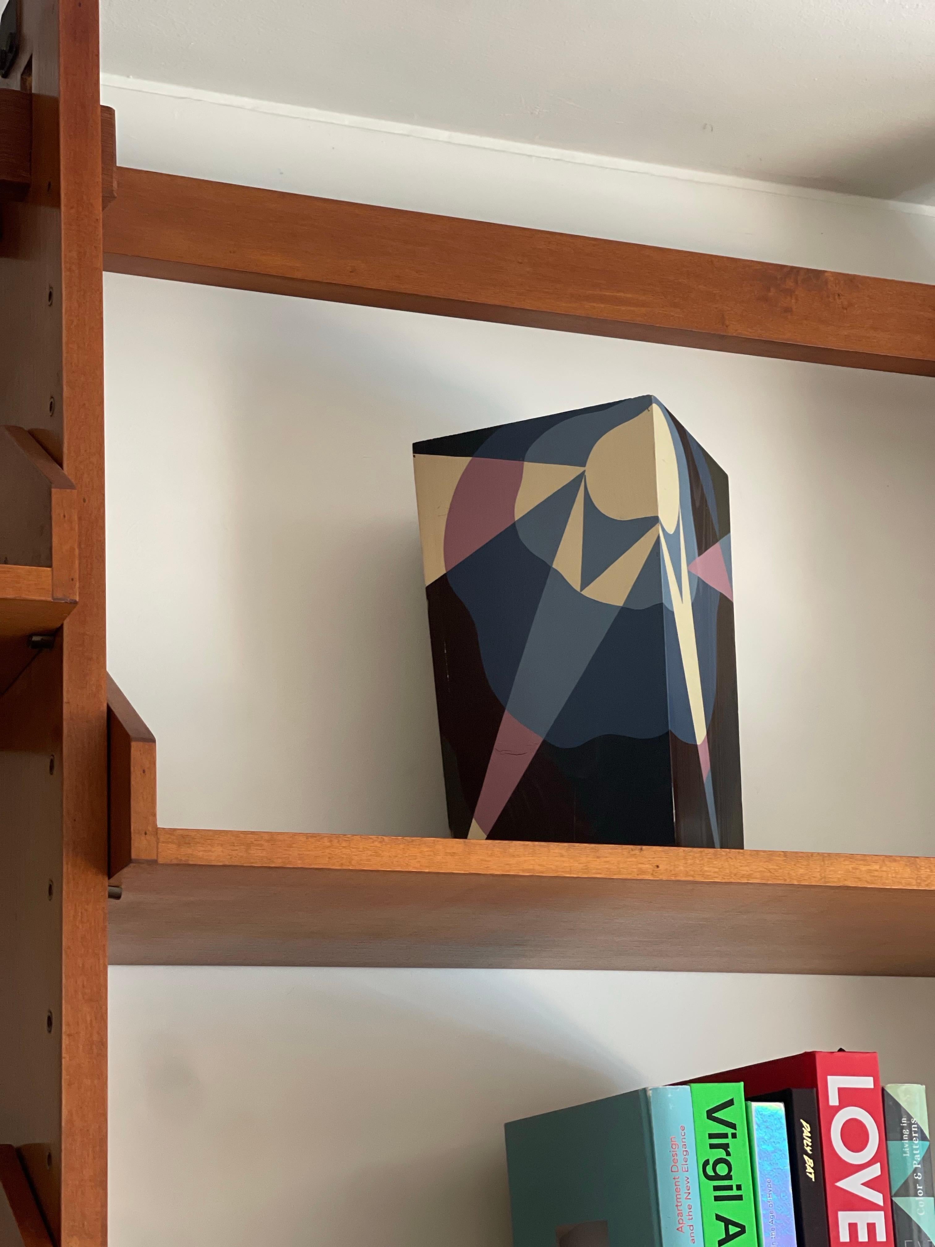 Legno Giacomo Balla Vaso futurista italiano in legno Oggetto decorativo in vendita