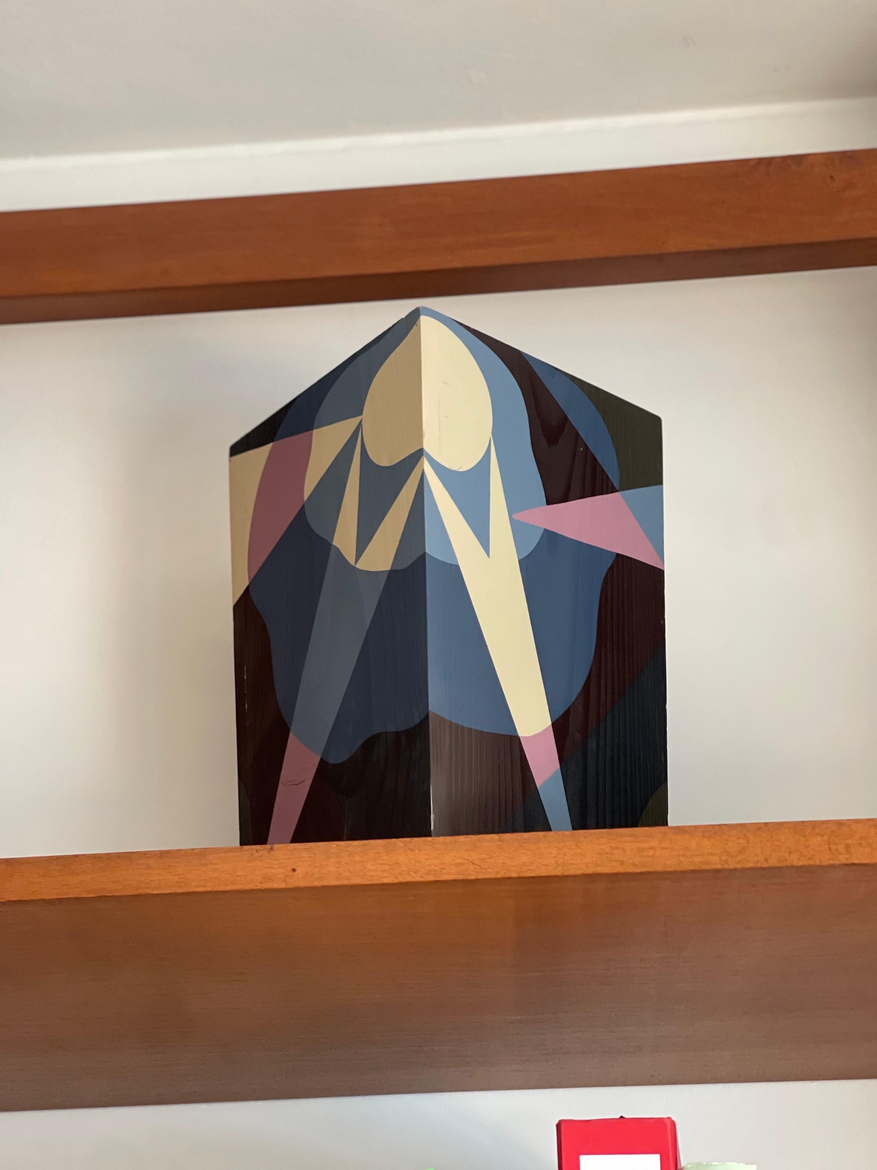 Giacomo Balla Vaso futurista italiano in legno Oggetto decorativo in vendita 4