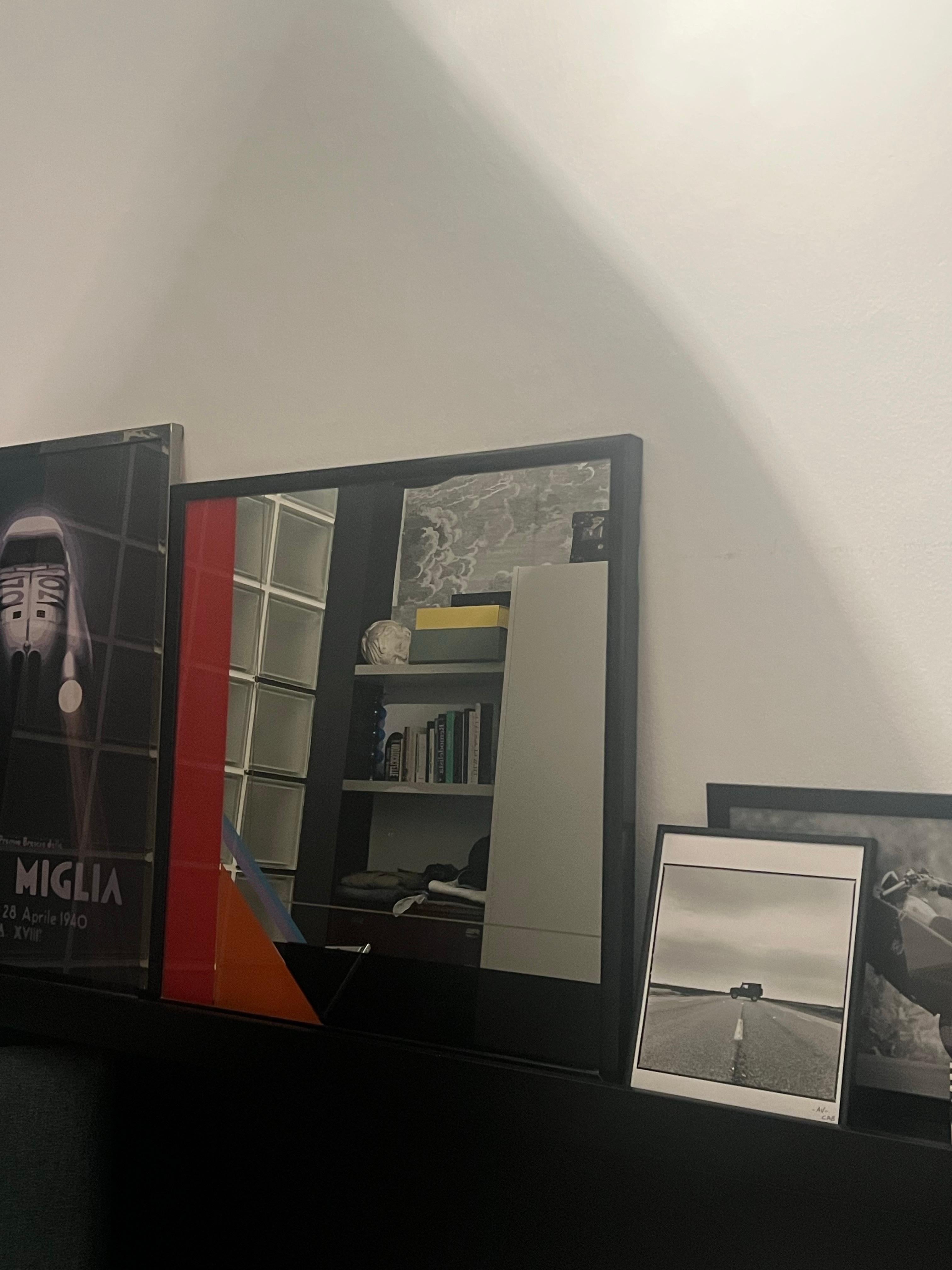 Miroir d'art décoratif de l'artiste italien Eugenio Carmi, style Memphis, amusant ! en vente 4