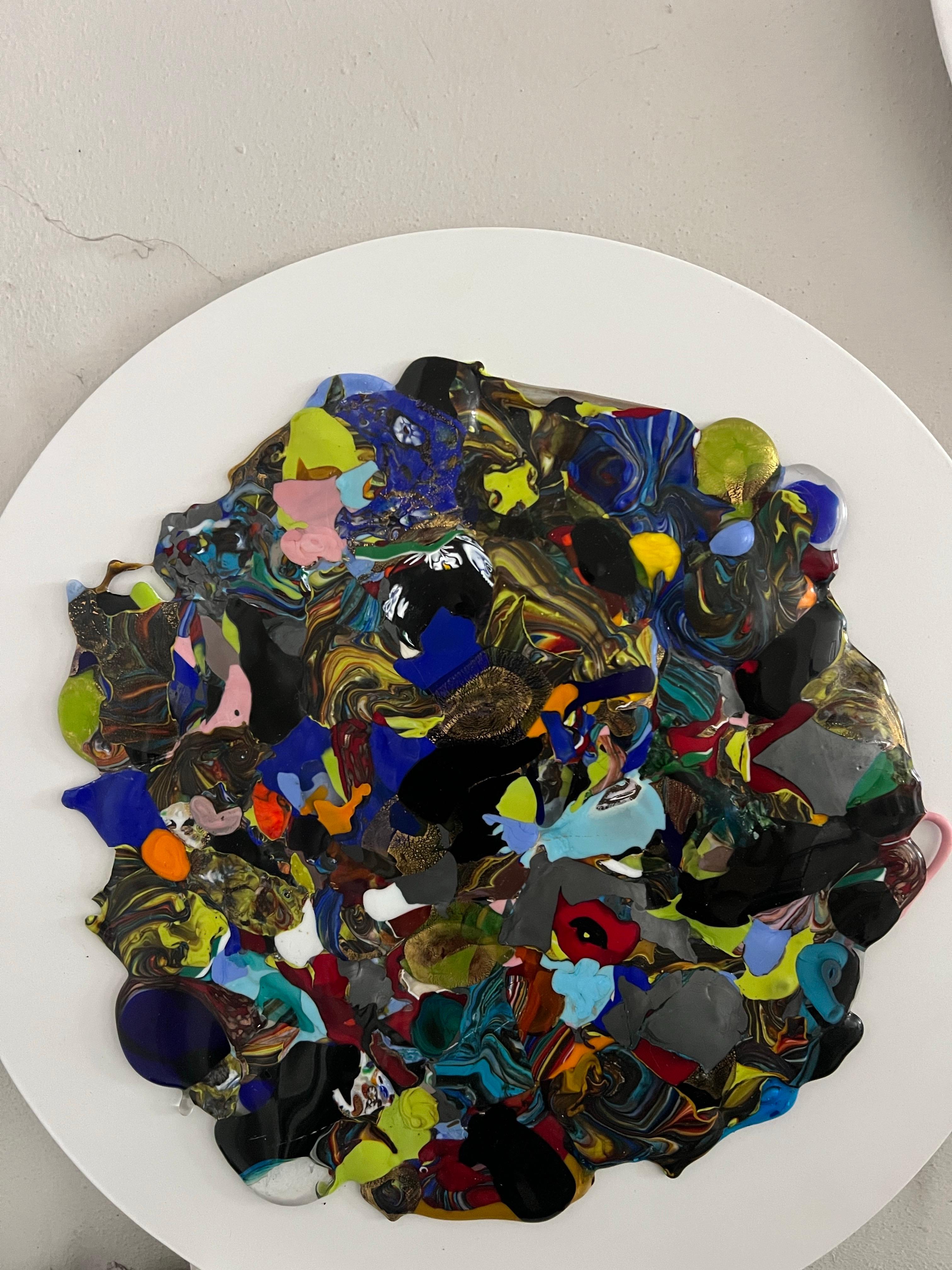 Sculpture murale contemporaine 