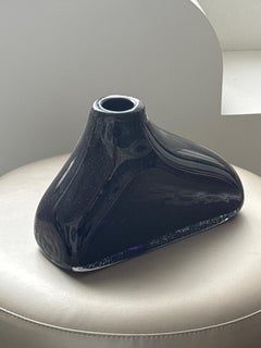 Rare sculpture de Murano par Angelo Ballarin, Sommerso violet, pièce de collection italienne