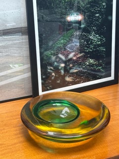 20th Century Murano glass bowl by Antonio Da Ros Cenedese, made in Italy