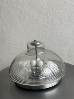 Vintage Murano Glass Table Lamp, Space Age Era, Nason Mazzega Style