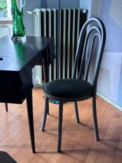 Sculptural "Arches" chair, Italian collectible, Memphis style, decorative dining