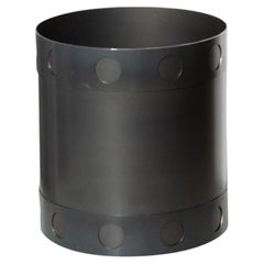 Contemporary Italian burnt metal Meccano vase cover by Spinzi, industrial style
