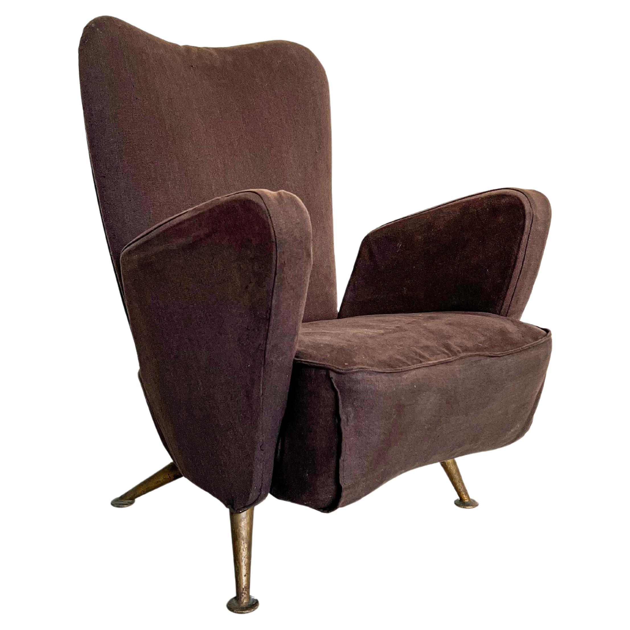 Armchairs by Gio Ponti and Giulio Minoletti for the Settebello Train For Sale