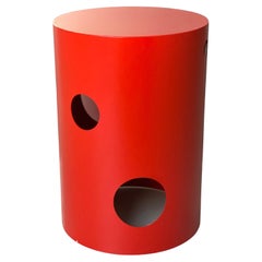 Mesa auxiliar/taburete moderno, diseño coleccionable de Spinzi