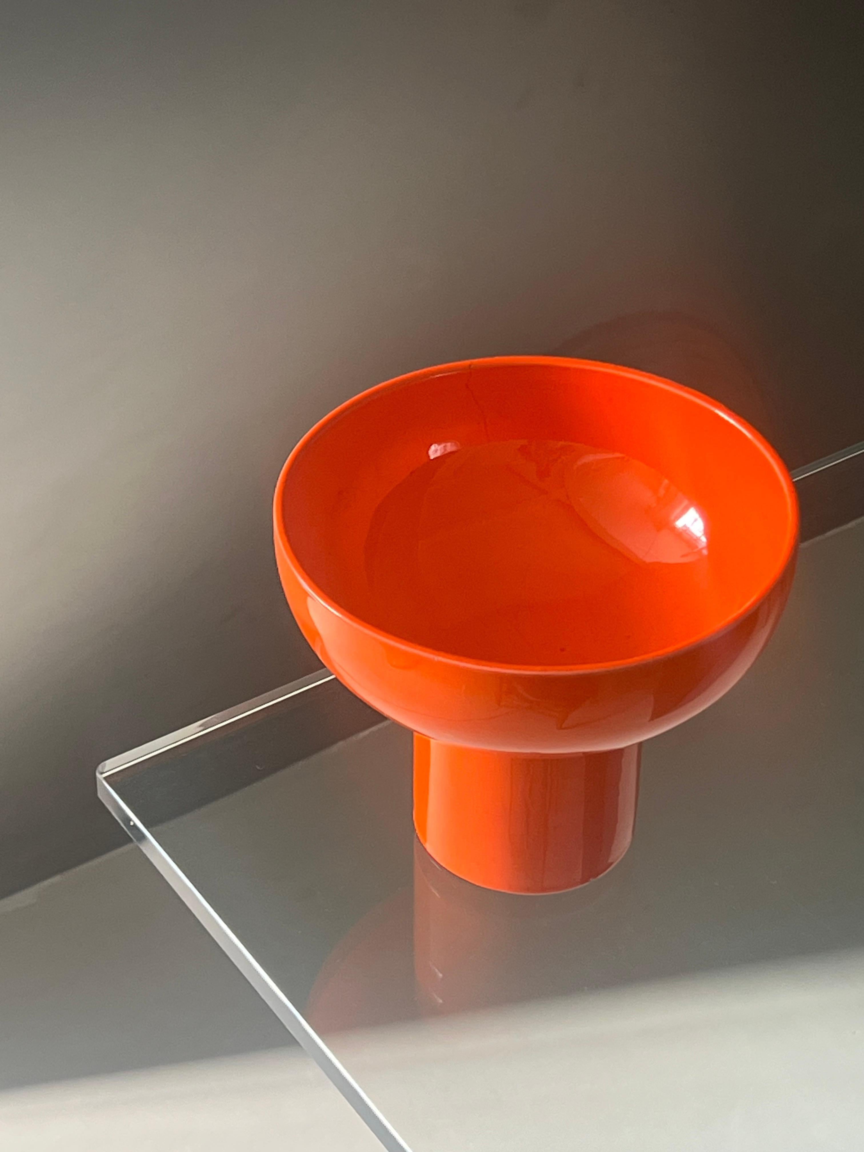 Vaso scultura in ceramica di Gabbianelli realizzato in Italia negli anni '60, accento da libreria in vendita 2
