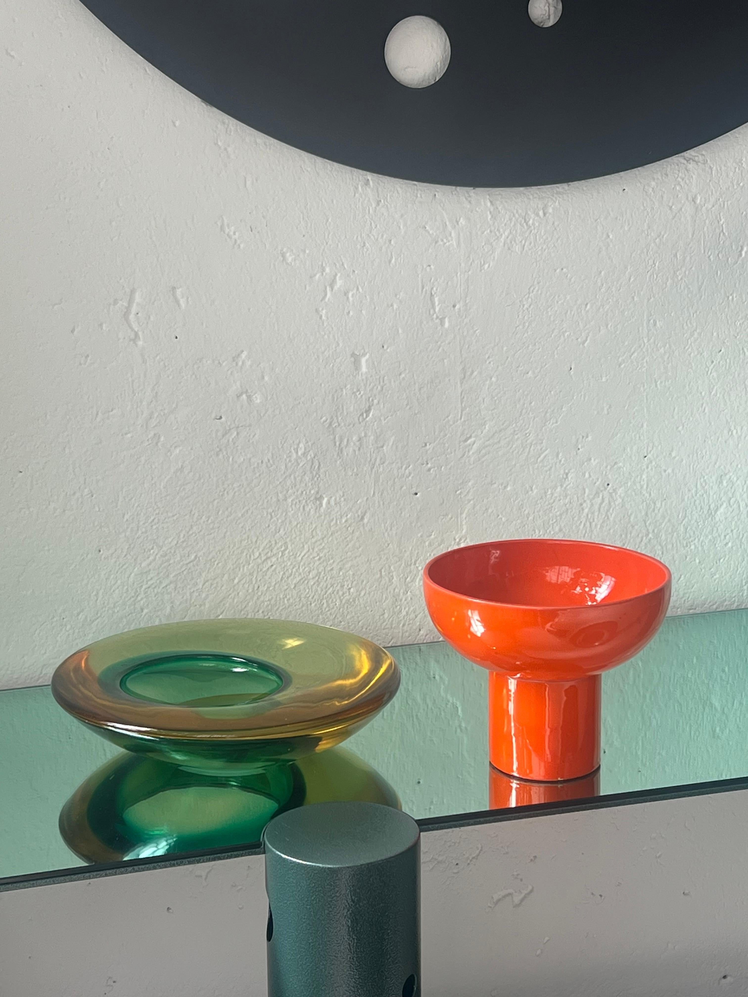 Vaso scultura in ceramica di Gabbianelli realizzato in Italia negli anni '60, accento da libreria in vendita 6