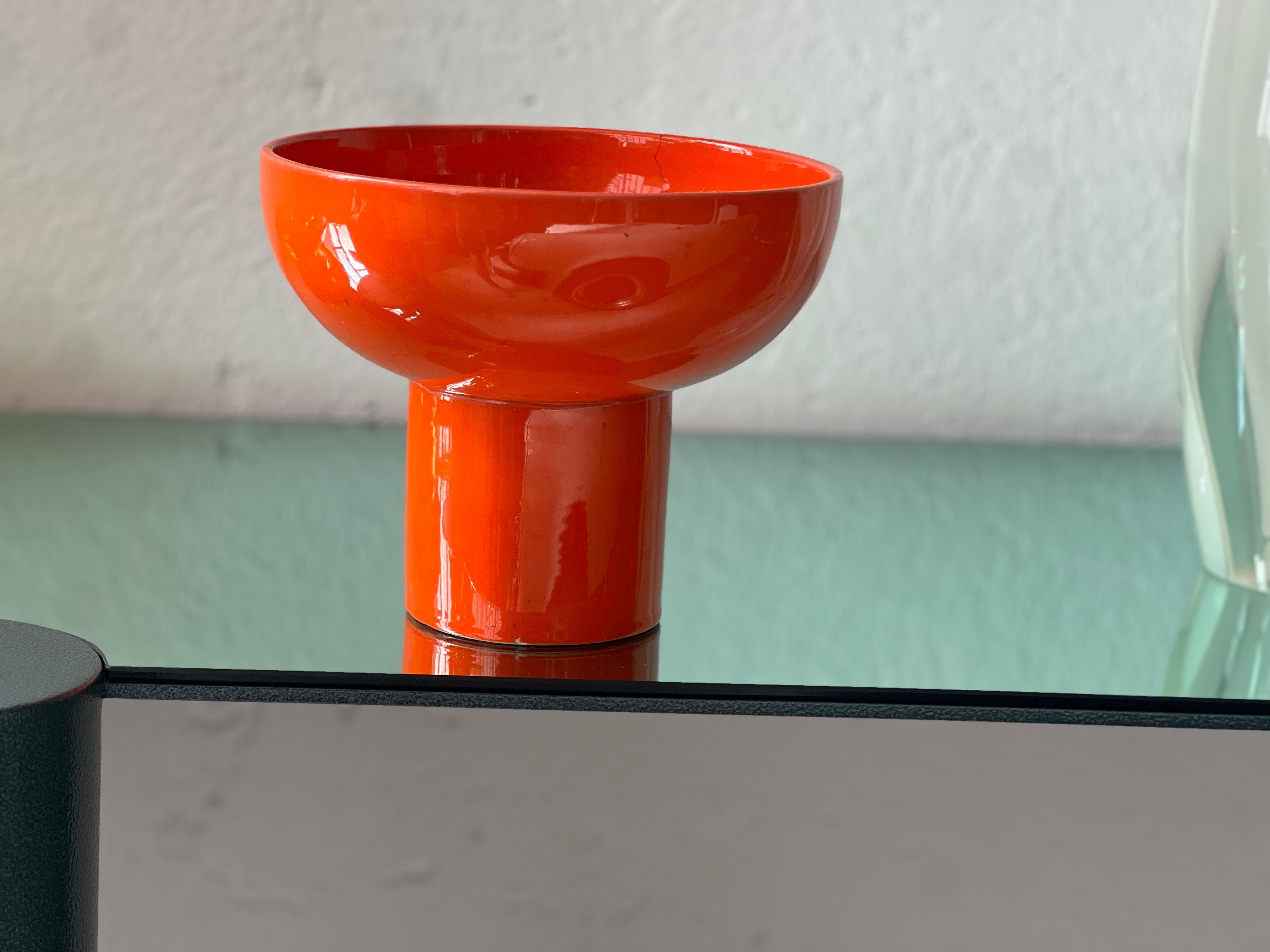 Vaso scultura in ceramica di Gabbianelli realizzato in Italia negli anni '60, accento da libreria in vendita 7