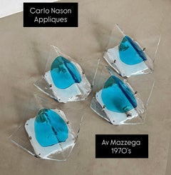 Applique in vetro di Murano della fine del XX secolo, disegnata da Carlo Nason per A.V. Mazzega