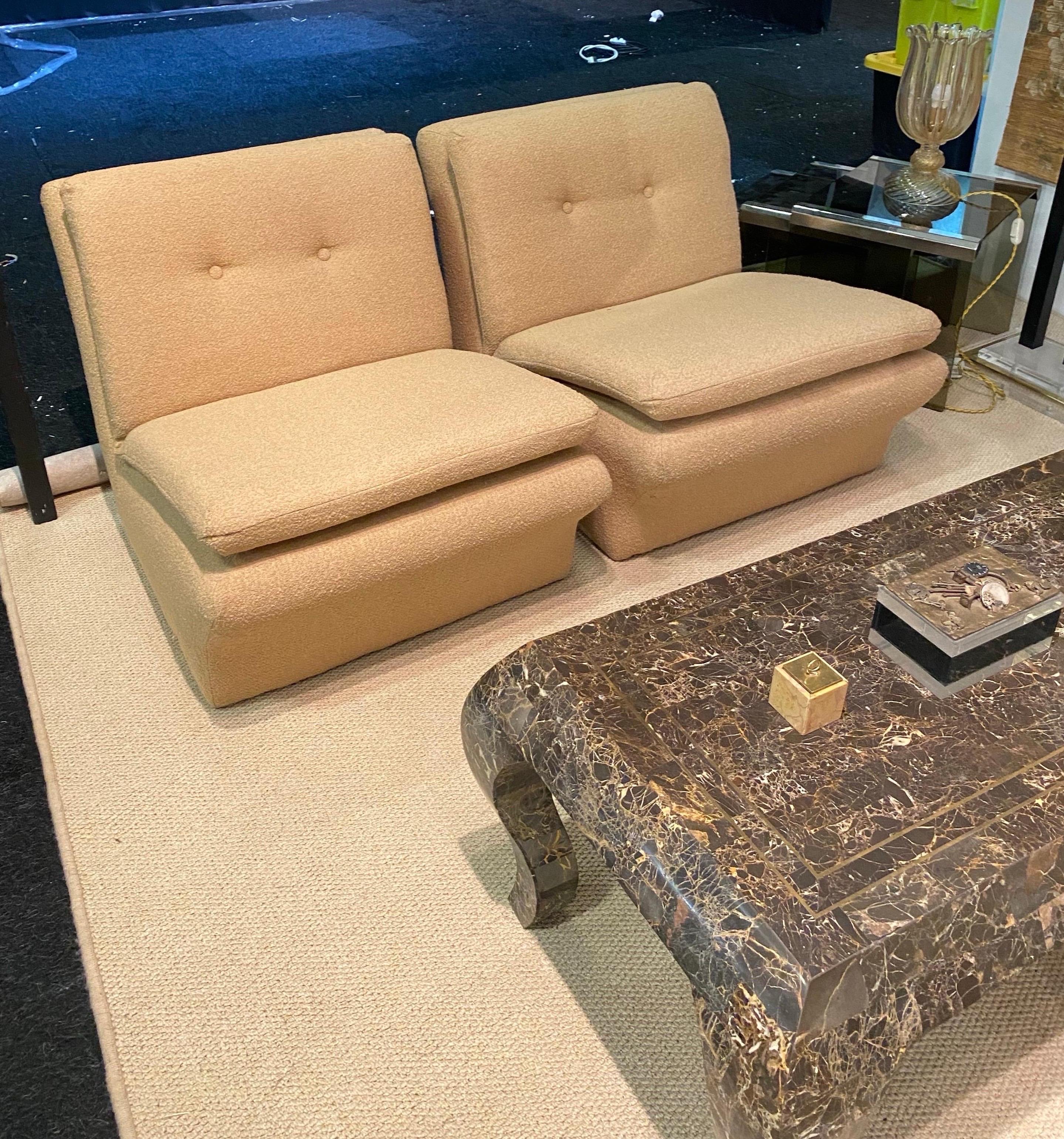 Maitland Smith Mosaik-Marmor-Couchtisch 1980er Jahre Vintage Hollywood Regency (Ende des 20. Jahrhunderts) im Angebot