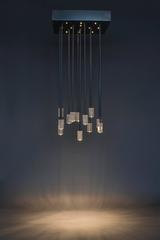 Cast-Glass Outdoor Chandelier