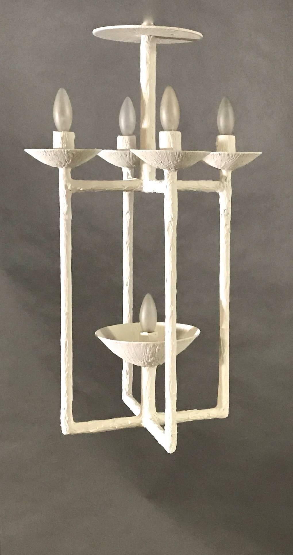 Lantern Chandelier In Excellent Condition For Sale In Wainscott, NY