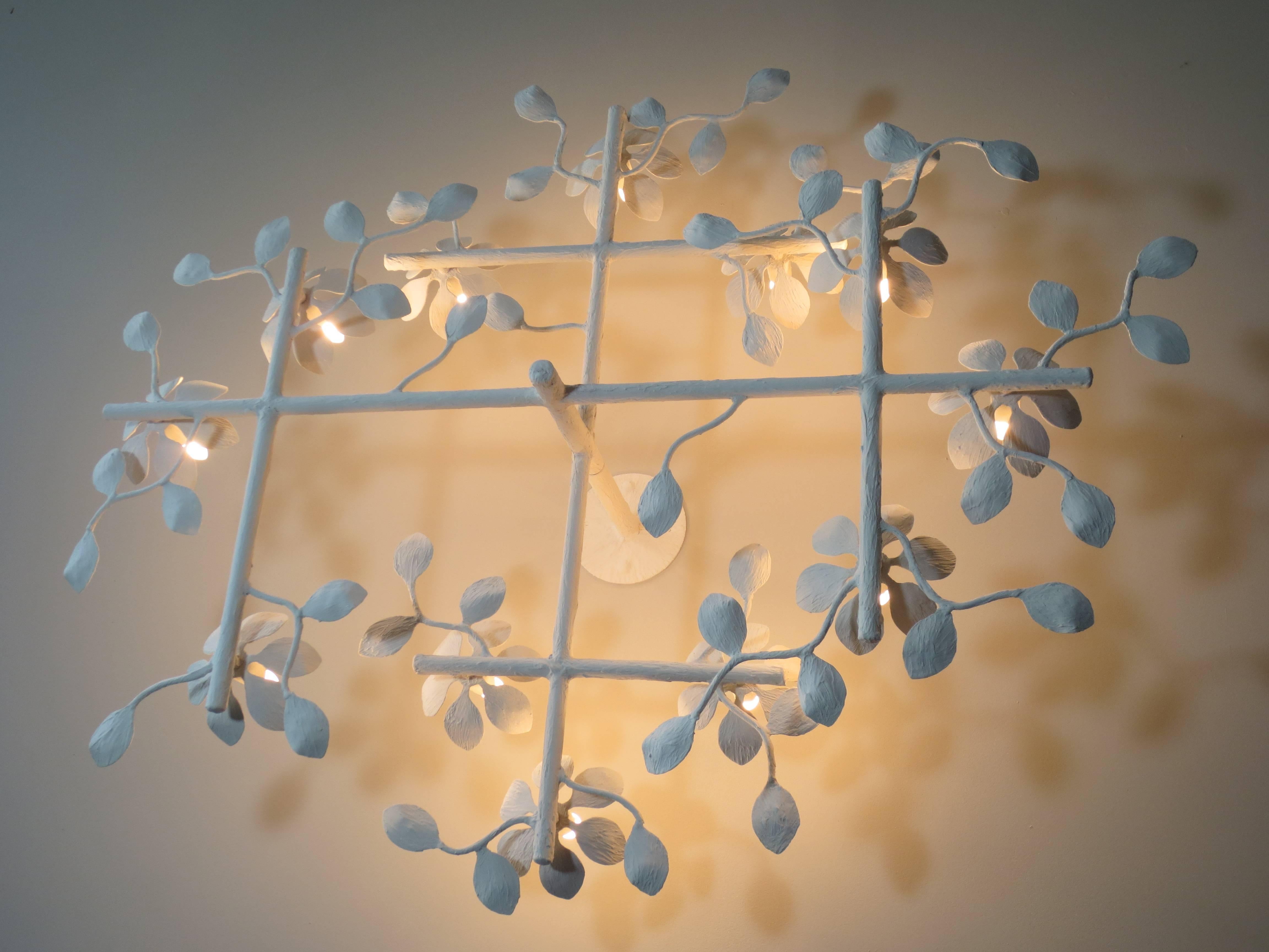 Garden Chandelier Two Layer In Excellent Condition For Sale In Wainscott, NY