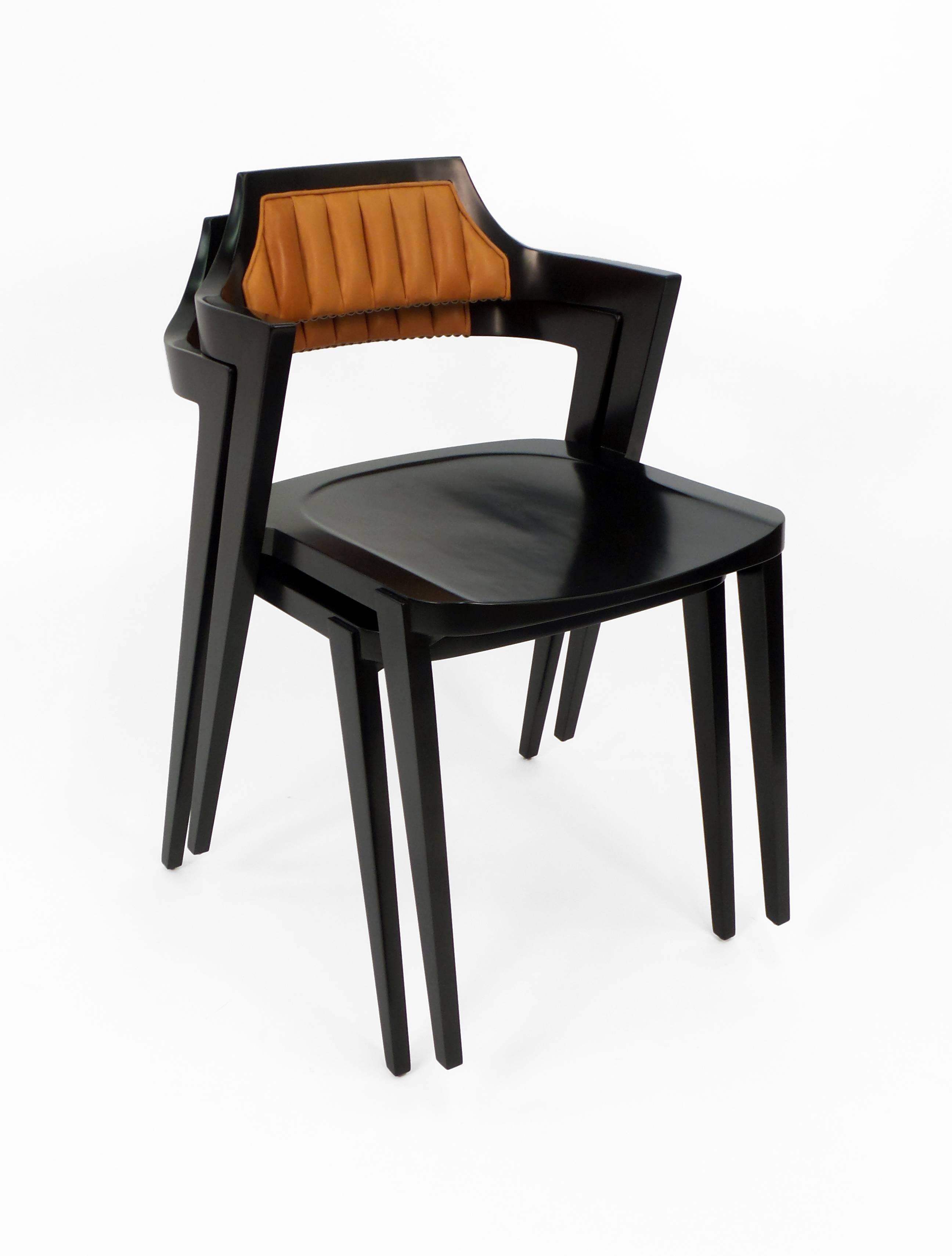 Modern Stacking Armchair For Sale