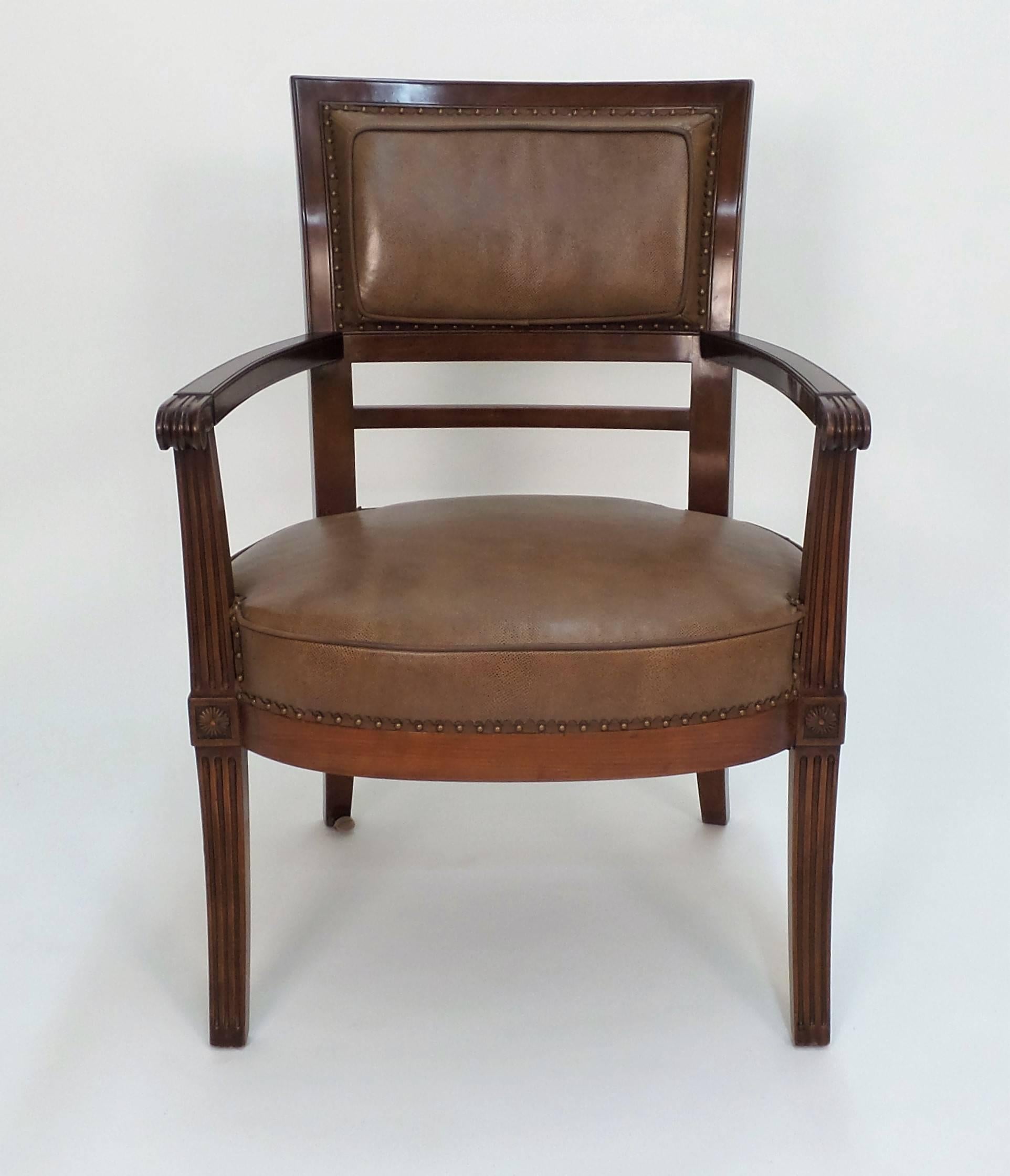 Empire Armchair In Excellent Condition For Sale In Long Island City, NY