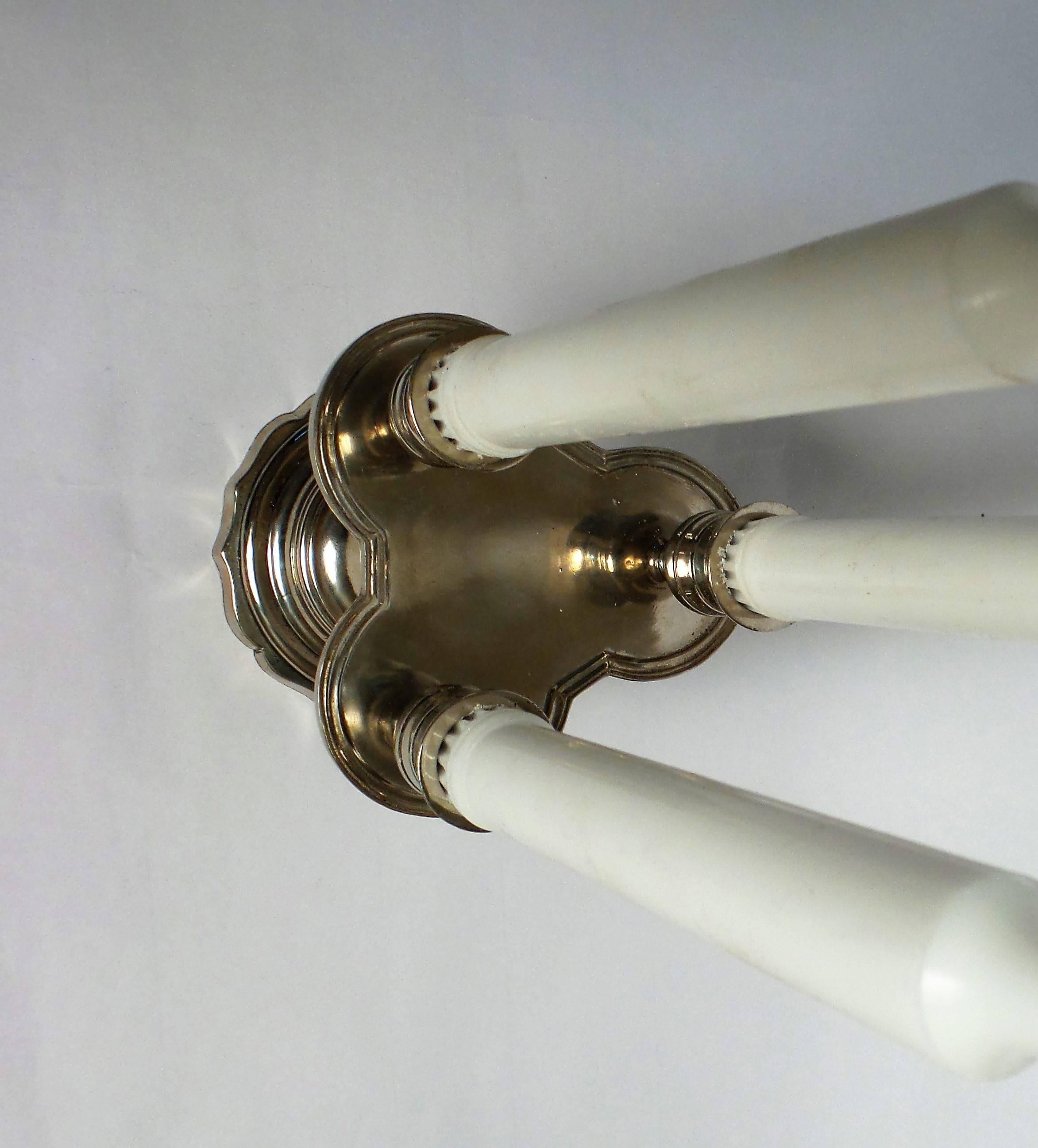 Contemporary Trefoil Candlestick For Sale