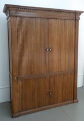18th Century French Tambour Cabinet